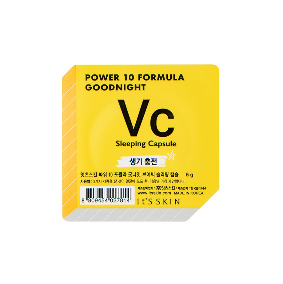 Ser de noapte pentru fata VC Power 10 Formula pentru fermitate 5g - It's Skin