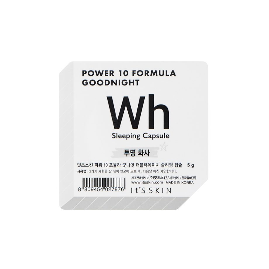 Ser de noapte pentru fata WH Power 10 Formula tonifiant 5g - It's Skin