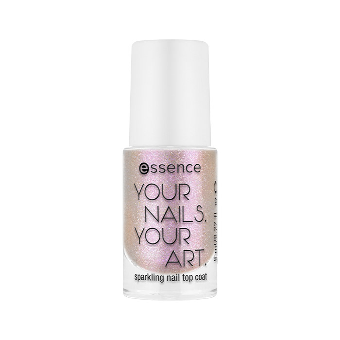 Top coat sparkling YOUR NAILS. YOUR ART Essence